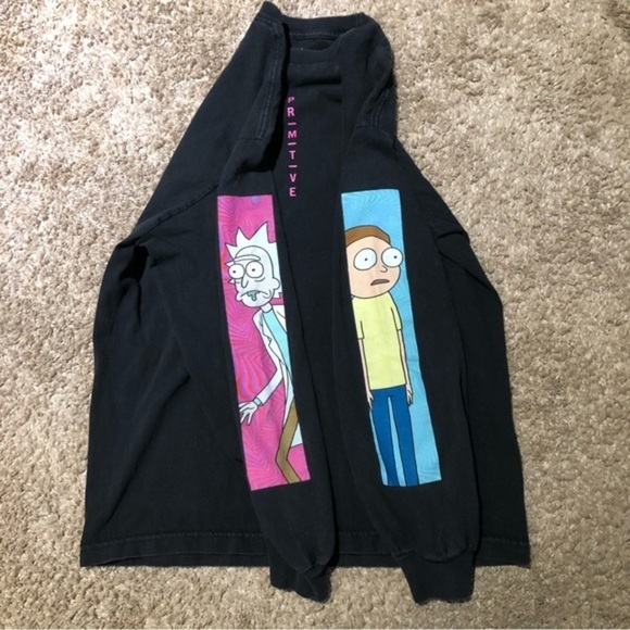 Primitive Rick and Morty long sleeve shirt medium HH - Picture 2 of 6